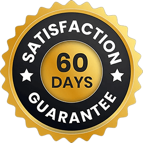 60 days satisfaction guarantee seal